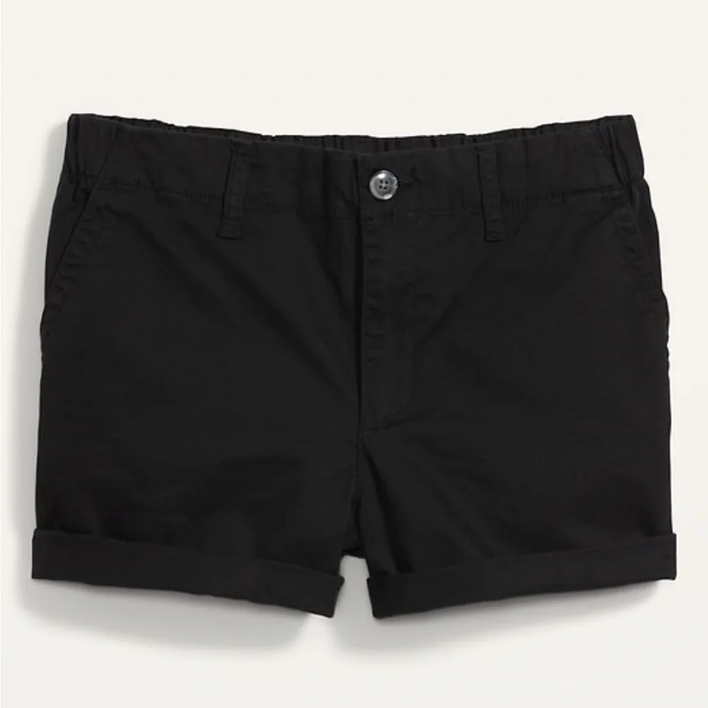 Old Navy Black Easy Chino Short 3” Inseam
